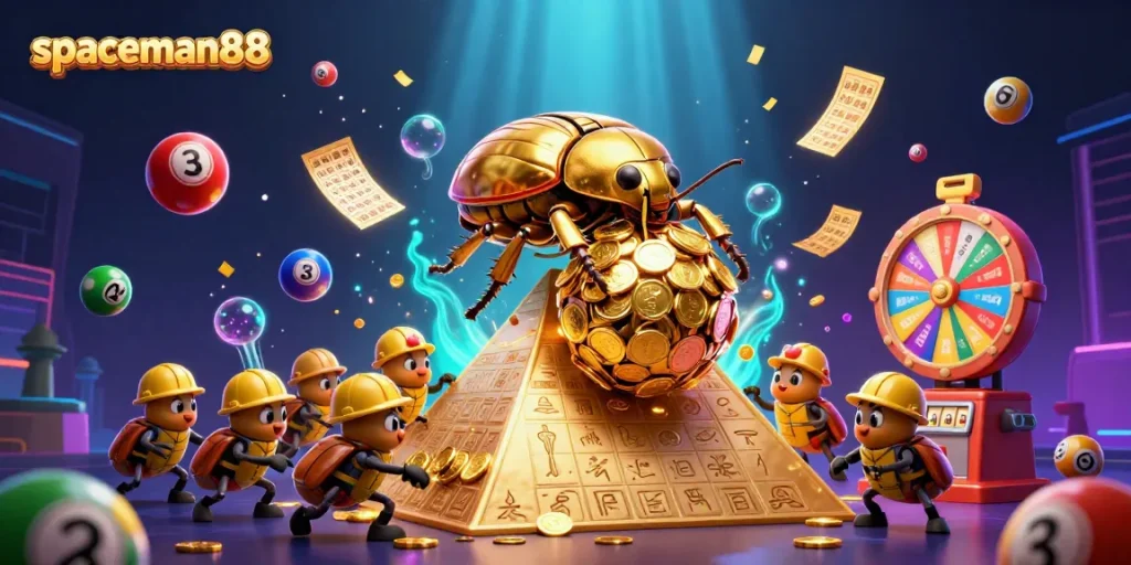 Engage with spaceman88 and enjoy the vibrant lottery scene filled with dazzling game elements.